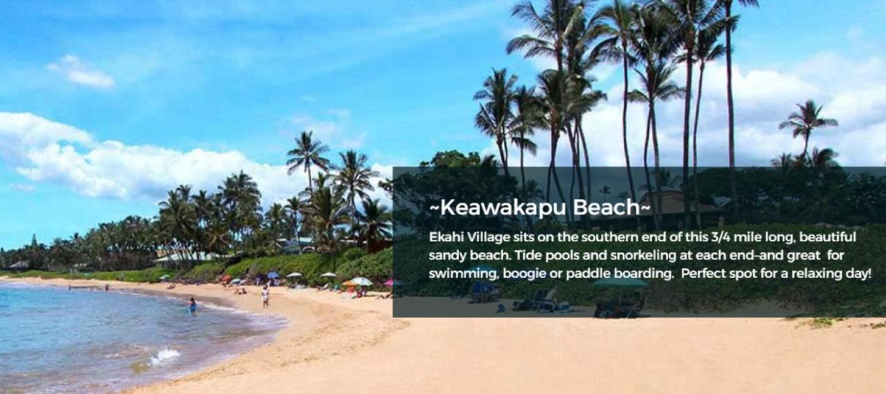 9B Ekahi Village-Studio Bath, Garden View - 1 Minute Stroll To Beach! Wailea  Exterior photo